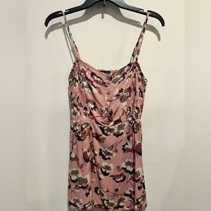 Wet Seal - Pink Flower Pattern Flowy Shirt - Size Medium (Hangs low)